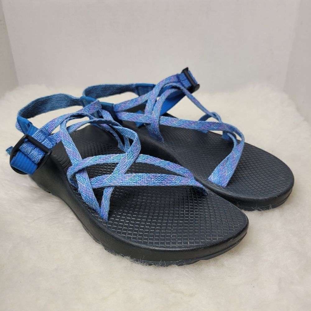 Chaco Sports Classic ZX1 Braid Blue Water Beach Sandals Womens Size 6